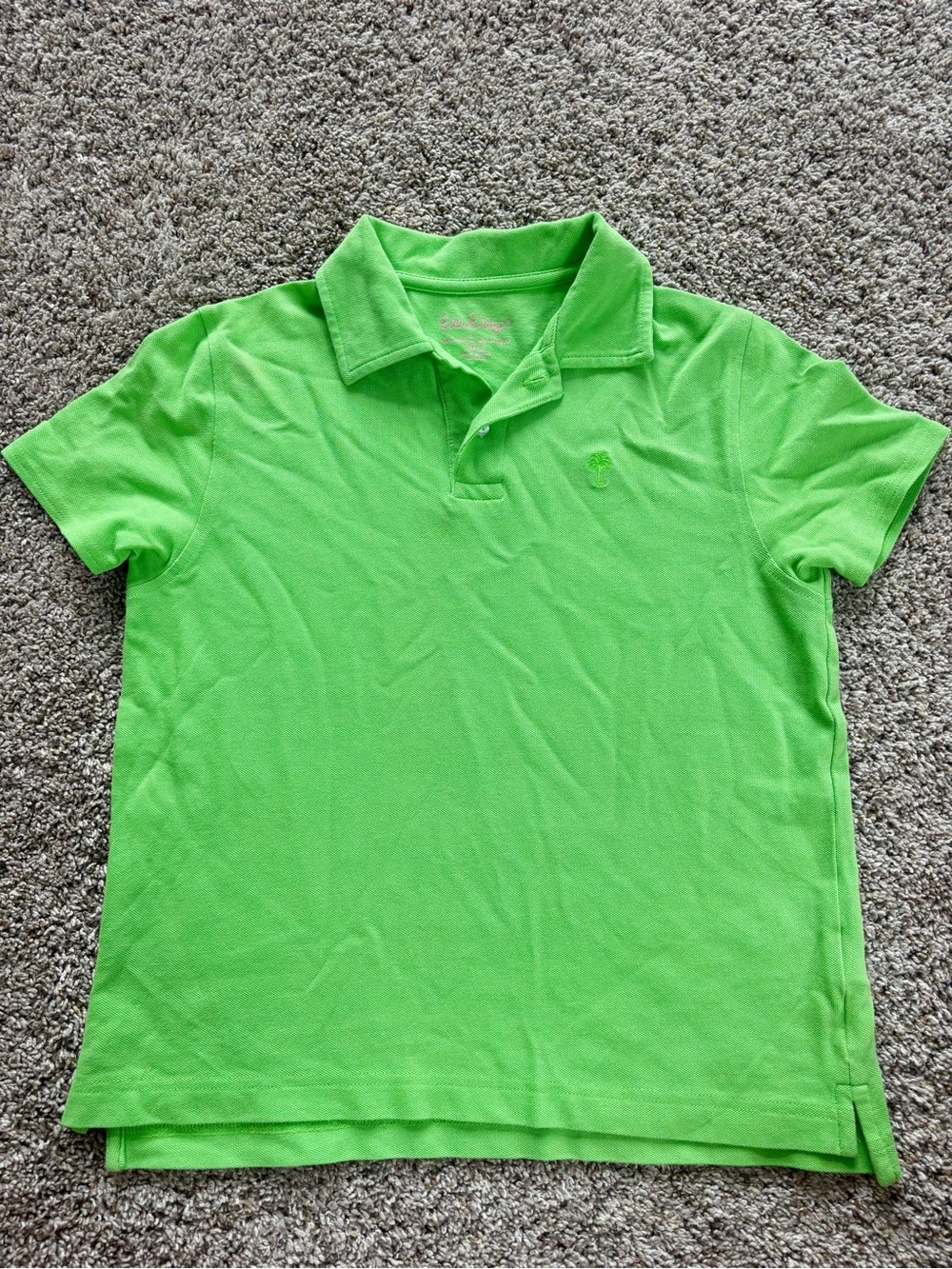 Boys Lilly Pulitzer Bright Green Polo Shirt
